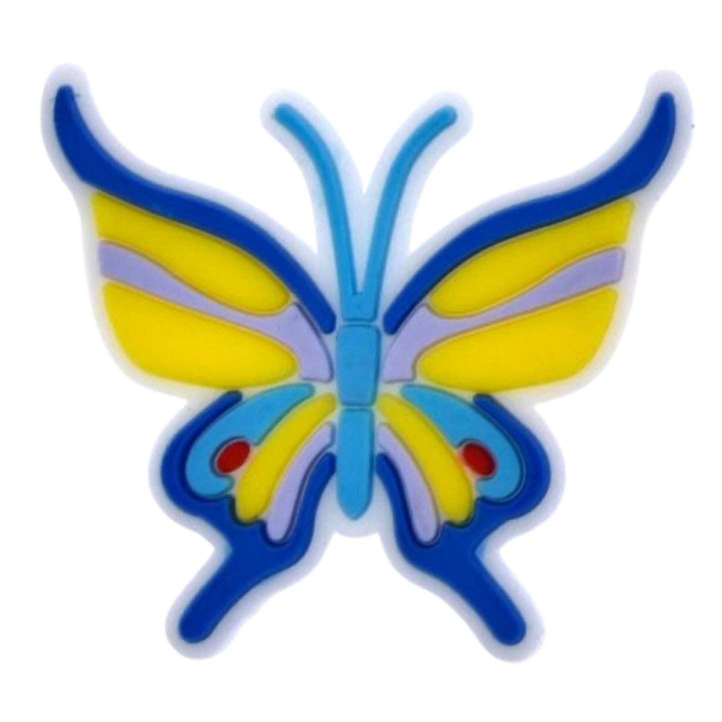 BLUE YELLOW BUTTERFLY
