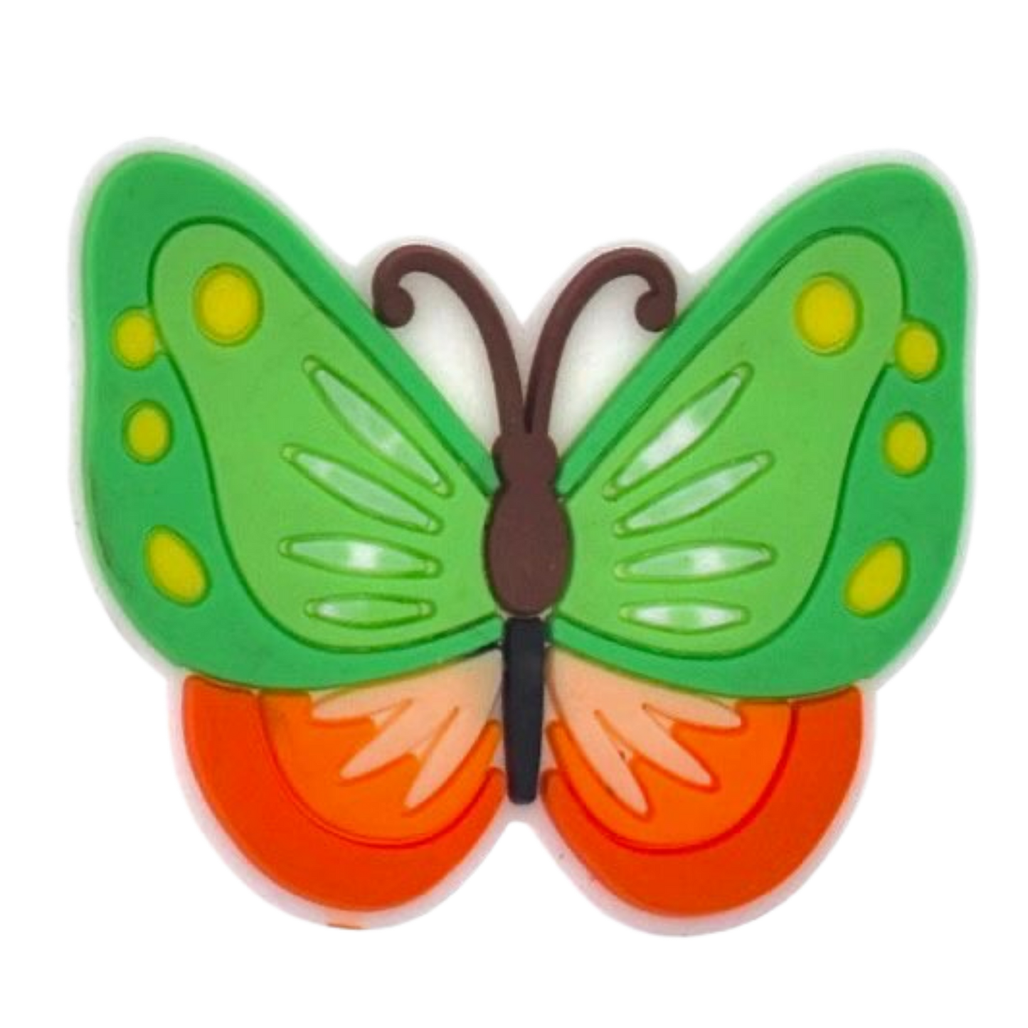 GREEN ORANGE BUTTERFLY